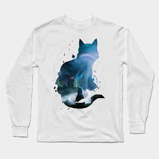 Cat and loneless Long Sleeve T-Shirt